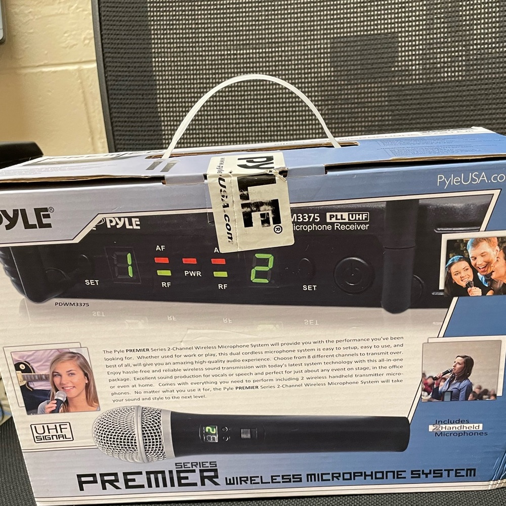 Pyle wireless handheld microphone system
